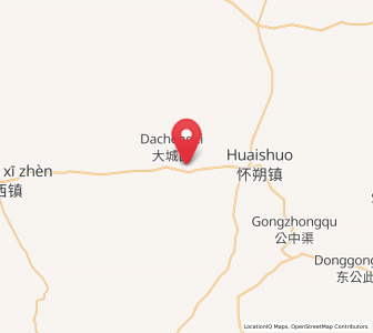 Map of Bailingnao, Inner Mongolia