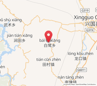 Map of Bailu, Jiangxi