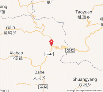 Map of Bailu, Chongqing