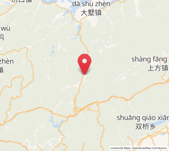 Map of Baima, Zhejiang