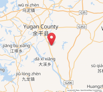 Map of Baimaqiao, Jiangxi