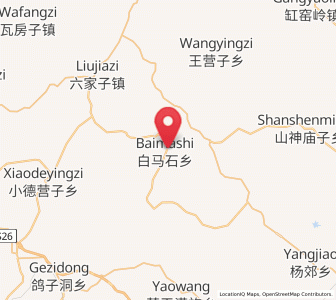 Map of Baimashi, Liaoning