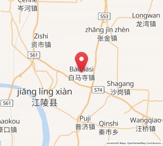 Map of Baimasi, Hubei