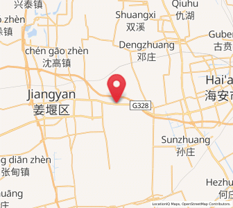 Map of Baimi, Jiangsu