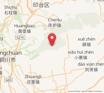 Map of Baimiao, Shaanxi