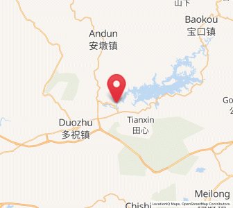 Map of Baipenzhu, Guangdong