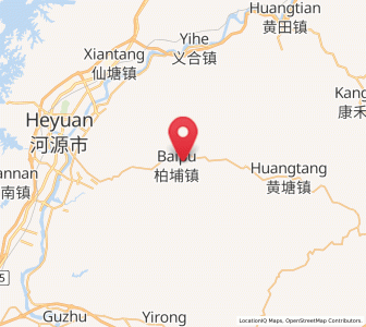 Map of Baipu, Guangdong