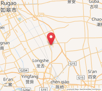 Map of Baipu, Jiangsu