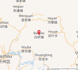 Map of Baiqiao, Chongqing