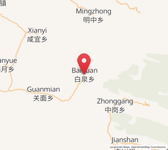 Map of Baiquan, Chongqing