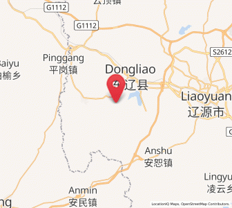 Map of Baiquan, Jilin