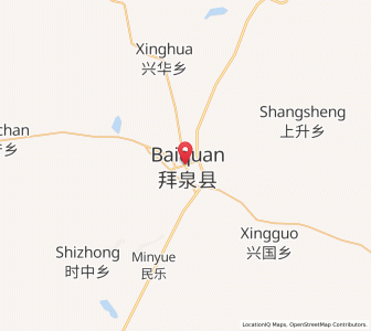 Map of Baiquan, Heilongjiang