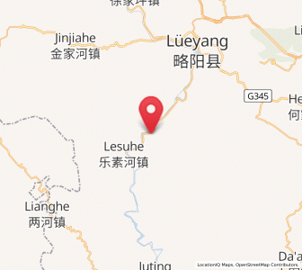 Map of Baiquesi, Shaanxi