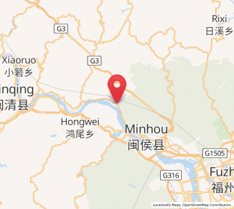 Map of Baisha, Fujian