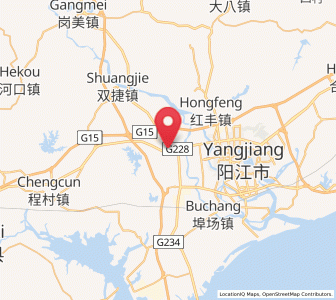 Map of Baisha, Guangdong