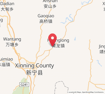 Map of Baisha, Hunan