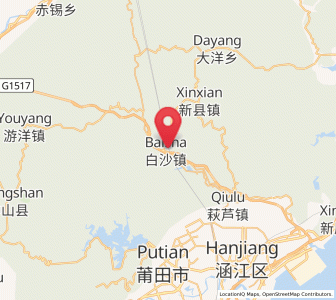 Map of Baisha, Fujian