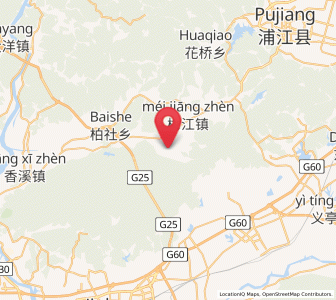 Map of Baisha, Zhejiang