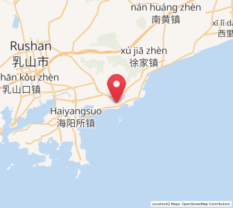 Map of Baishatan, Shandong