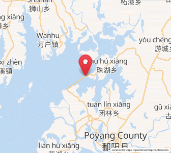 Map of Baishazhou, Jiangxi
