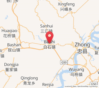 Map of Baishi, Chongqing