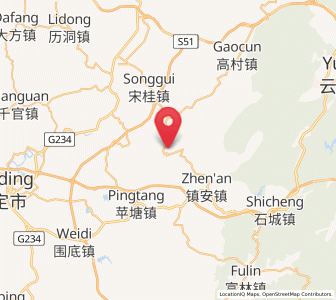 Map of Baishi, Guangdong