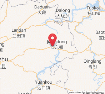 Map of Baishi, Guizhou
