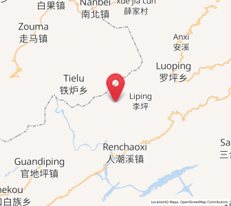 Map of Baishi, Hunan