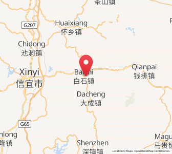 Map of Baishi, Guangdong