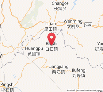 Map of Baishi, Guangdong