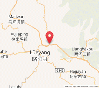 Map of Baishigou, Shaanxi