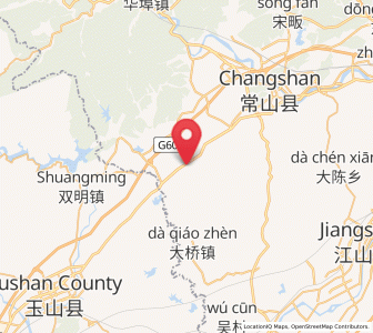 Map of Baishijie, Zhejiang