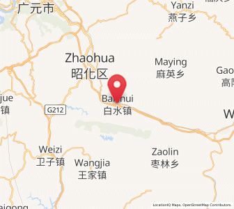 Map of Baishui, Sichuan