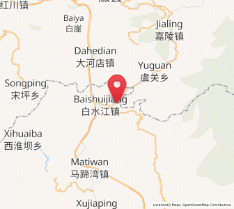 Map of Baishuijiang, Shaanxi