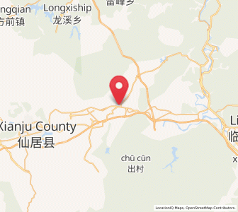 Map of Baishuiyang, Zhejiang