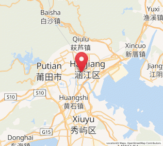 Map of Baitang, Fujian