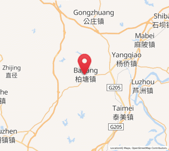 Map of Baitang, Guangdong