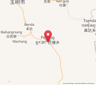 Map of Baitang, Qinghai