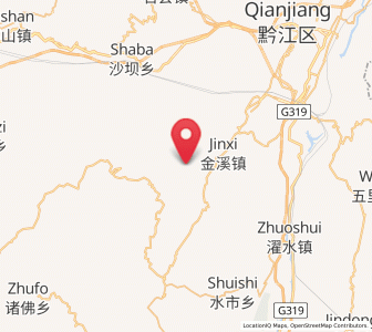 Map of Baitu, Chongqing