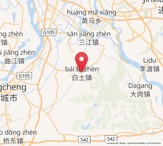 Map of Baitu, Jiangxi