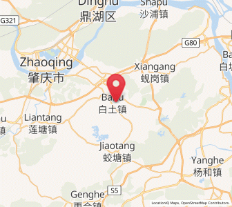 Map of Baitu, Guangdong