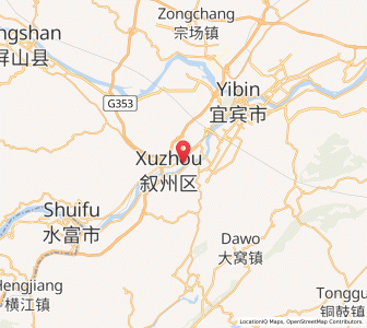 Map of Baixi, Sichuan