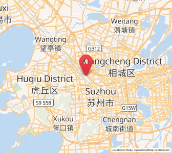 Map of Baiyangwan, Jiangsu