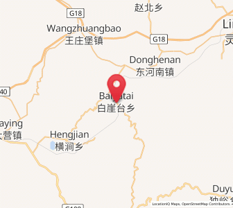 Map of Baiyatai, Shanxi