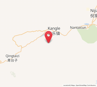 Map of Baiyin, Gansu