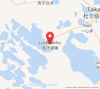 Map of Baiyinnuole, Heilongjiang
