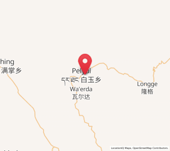 Map of Baiyu, Qinghai