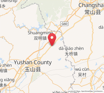 Map of Baiyun, Jiangxi