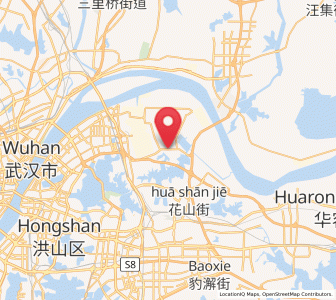 Map of Baiyushan, Hubei