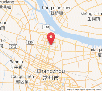 Map of Baizhang, Jiangsu
